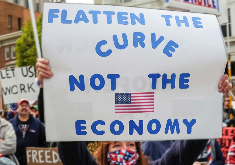 flatten curve not economy