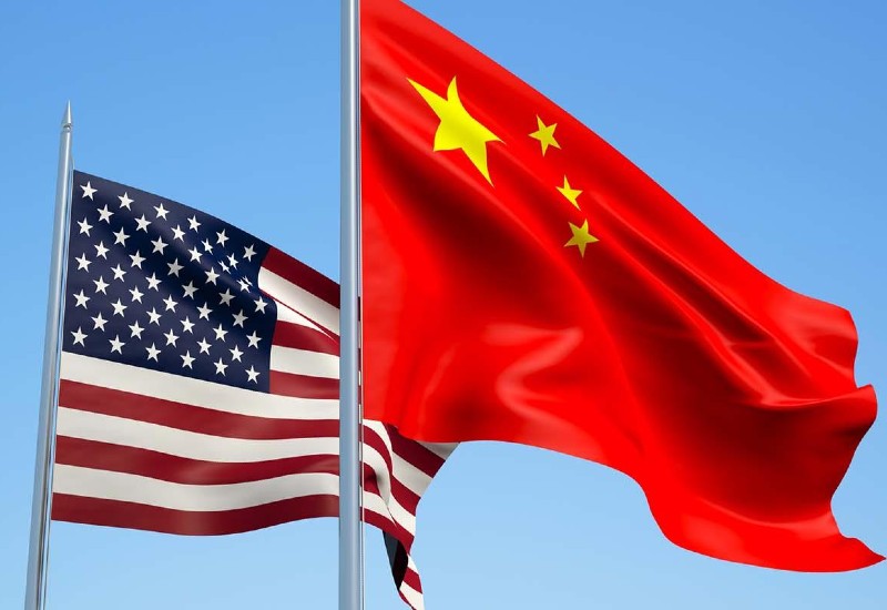 US-China-flag