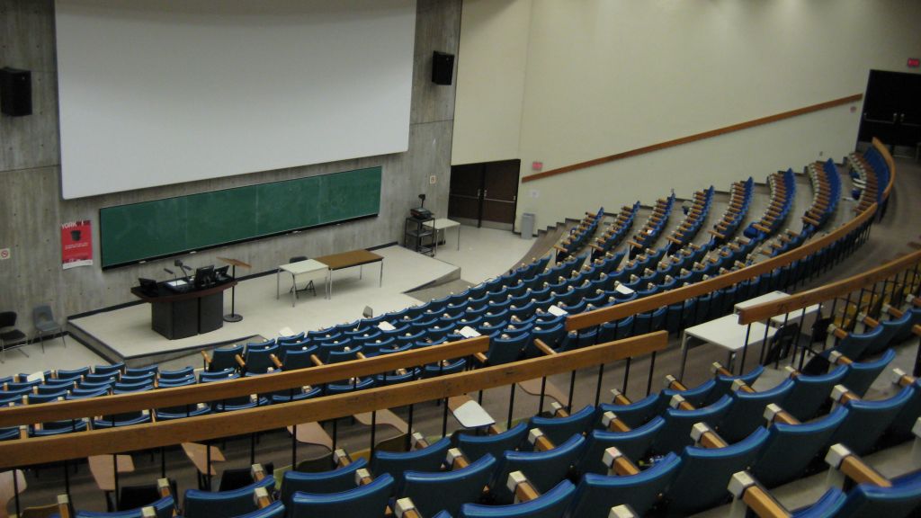 Curtis Lecture Halls interior view3 empty class